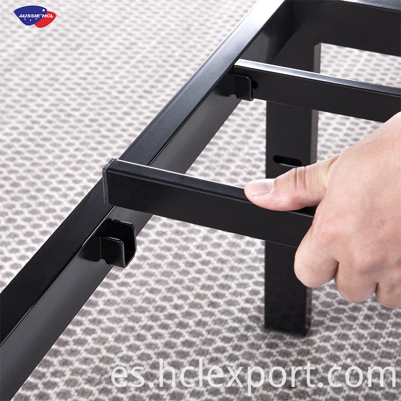 Camas en dormitorios escolares moderna sencilla doble plataforma de hotel Metal Bed Frame Matchess Foundation Base